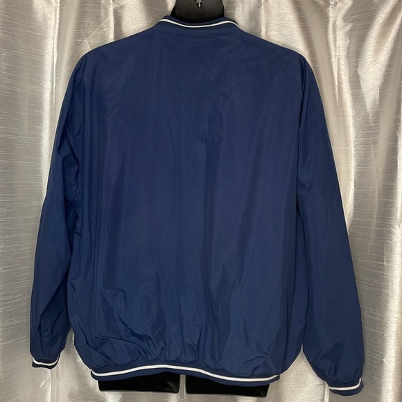 Cooperstown Dreams Park Men’s 2XL Navy V Neck Lined Windbreaker Pullover - Picture 2 of 8